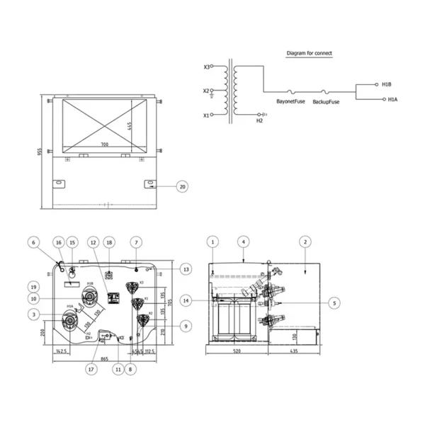 100 kva single phase pad mounted transformer