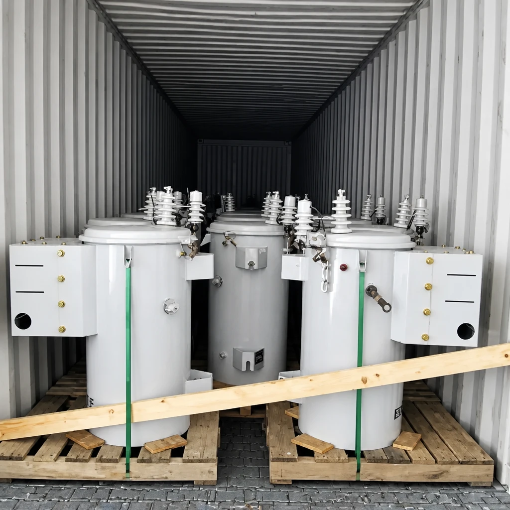 Pole Mounted Transformer Packaging and Shipment